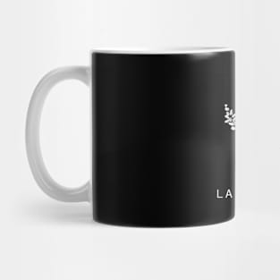 Lavender Minimalist Art in Japanese Mug